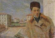 Umberto Boccioni Self-Portrait painting